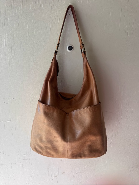 American Leather Co. Handbags - American Leather Co Classic Tan Leather Shoulder Hobo Bag - Unbranded